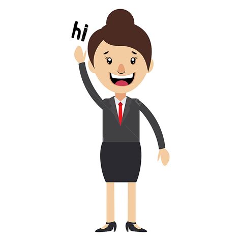clipart  person shouting hey