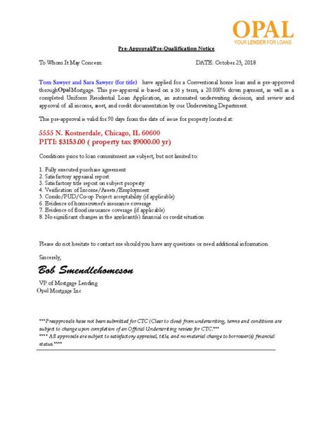 mortgage loan commitment letter sample hq printable documents