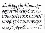 Kalligrafie Italic Alfabet Handwriting Menukaart Flourished Kalligraferen Exemplars Script Tafeldekken Blogo Ludwig Cijfers Copperplate Bezoeken Lettertypen sketch template