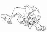 Scar Simba Hyenas Colorear Janja Coloringareas sketch template