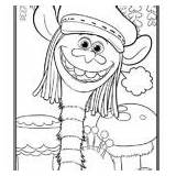 Trolls Coloring Gristle sketch template