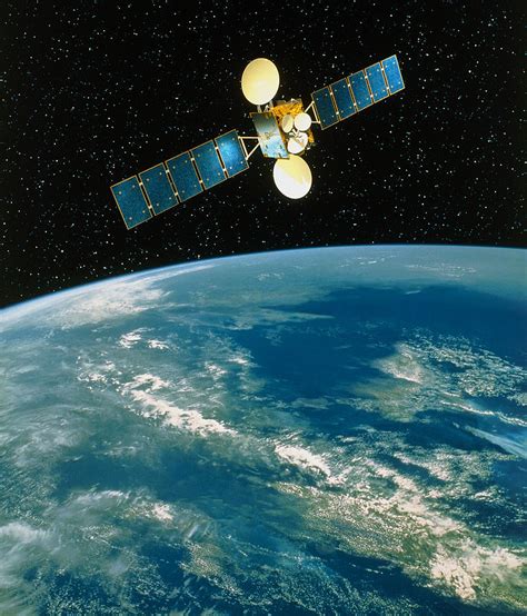 artwork   communication satellite  earth photograph  david ducros