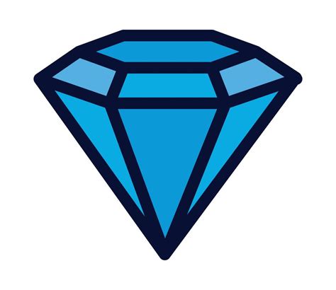 diamond cartoon icon  vector art  vecteezy