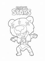 Nita Brawl Stars Coloring Fun Kids sketch template