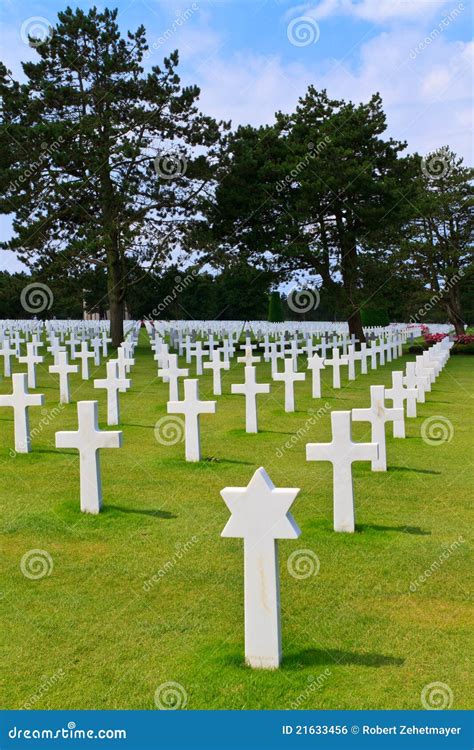 american war cemetery stock photo image  lawn beach
