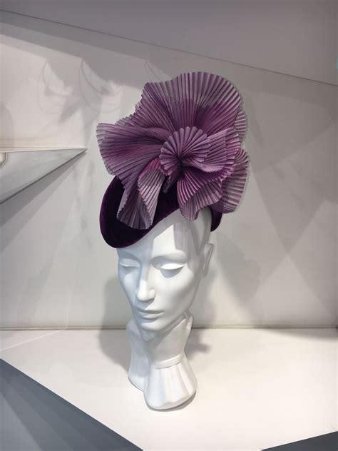 purple velvet head piece fascinator headpiece purple velvet