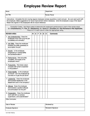 performance appraisal form sample   template