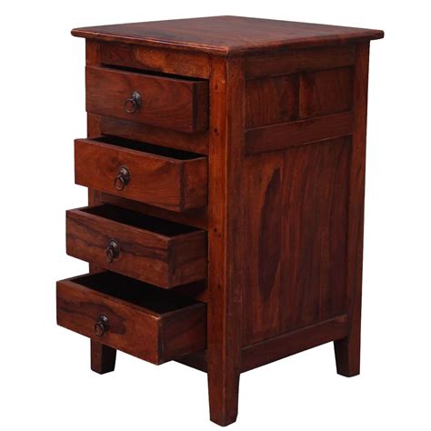 side table drawer organizer yaheetech wood bedside table cabinet