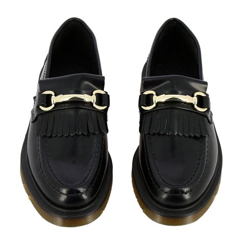 dr martens womens loafers  black lyst