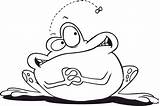Frog Coloring Pages Frogs Printable Cute Kids Color Lily Pad Para Colorear Clipart Cliparts Dibujos Drawings Colouring Adults Ranas Clip sketch template