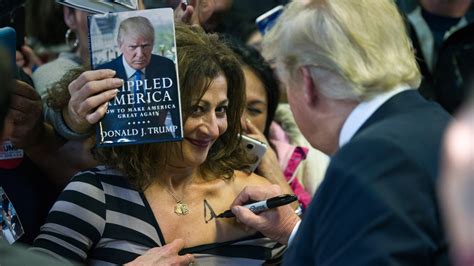 perfect image  donald trump signing  womans chest gq