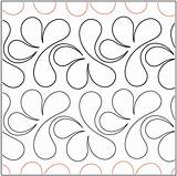 Pantograph Quilting Patterns Splish Splash Tear Away Myers Ann Sarah Designs Uta 1012 1055 Usm Pantographs Pattern Paper Quilt Feathers sketch template