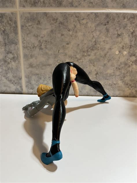 Futa Futanari Spider Gwen Sexy Pinup Figurine Dipinte Etsy Italia