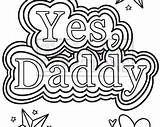 Daddy Ddlg Adult sketch template