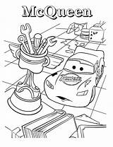 Mcqueen Lightning Coloring Pages Printable Kids Print Colouring sketch template