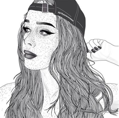 tumblr outline drawings tumblr girl drawing outline images outline