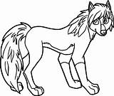 Wolf Coloring Pages Alpha Girl Omega Anime Cute Pups Wecoloringpage Girls Color Drawing Print Printable Kids Getdrawings Howling Getcolorings Arctic sketch template