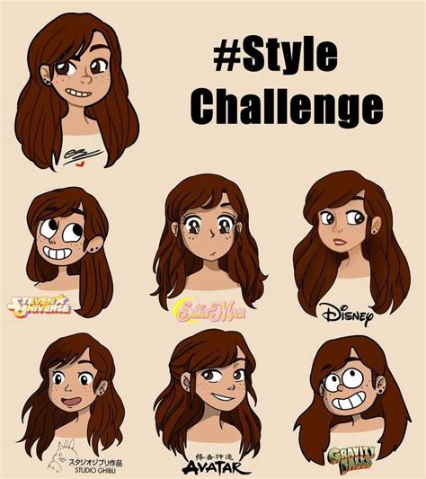 cartoon drawing styles image result  style challenge drawingart pinterest