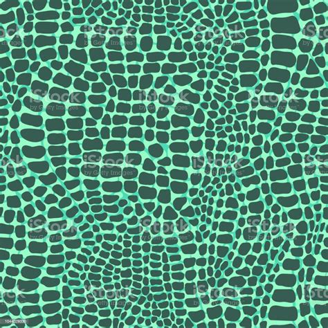 vector seamless pattern with crocodile or alligator skin texture