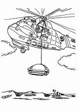 Helicopter Coloring Pages Rescue Sea Printable Coloring4free Life Color Realistic Army Saving Operation Vehicles Easy Getcolorings Kids Osprey sketch template