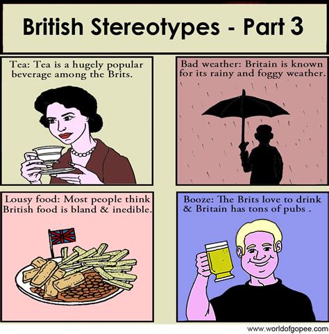 British Stereotypes Comic