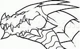 Dragon Easy Drawing Draw Drawings Dragons Fire Cool Simple Head Breathing Choose Board Scary Tutorial Do sketch template