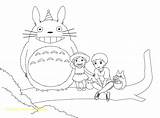 Totoro Coloring Pages Neighbor Kpop Miyazaki Ghibli Color Printable Studio Line Getcolorings Hayao Coloriages Draw Ponyo Sketch Pdf Book Getdrawings sketch template