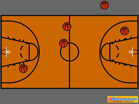 basketball screensaver   abscreensaverscom  bouncy