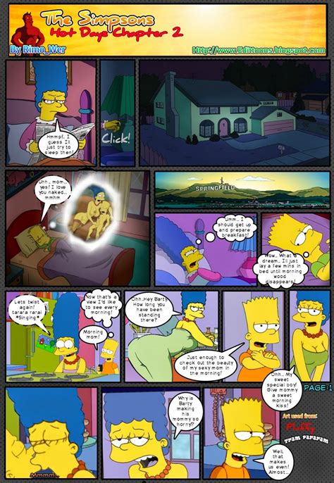 hot days complete the simpsons porn parody sex and porn comics