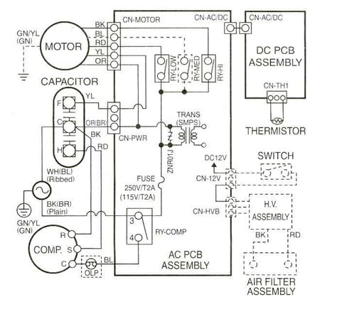 trane condenser wiring diagram wiring diagram  schematic role