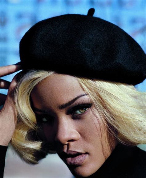 Rihanna Black Style In Vogue Uk