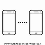 Smartphones sketch template