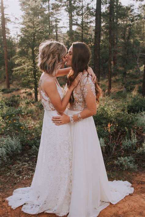 Pin By Katie Mcclure On Wedding Lesbian Bride Lesbian Wedding