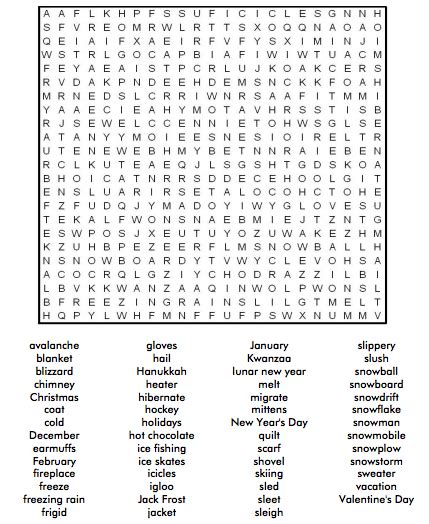 word search puzzles   print  printable word images