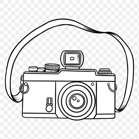 hand drawn film camera design element  image  rawpixelcom