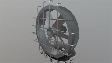poly exhaust fan  motor    model  andddres dca sketchfab