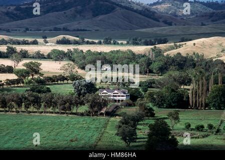 australia  south wales belltrees scone white villa  family stock photo alamy