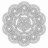 Celtic Knot Pages Mandala Coloring Quilt Designs Peter Symbols Deca Work sketch template