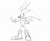 Hedgehog Silver Power Generations Sonic Coloring Pages sketch template