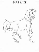 Spirit Stallion Cimarron Coloring Pages Getcolorings sketch template