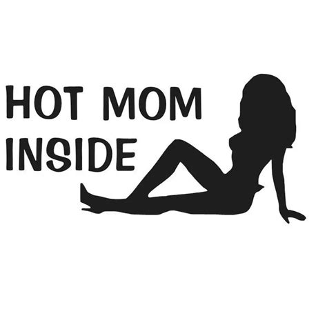 20 3cm 10 2cm Hot Mom Inside Decals Sticker Sexy Woman Truck Car