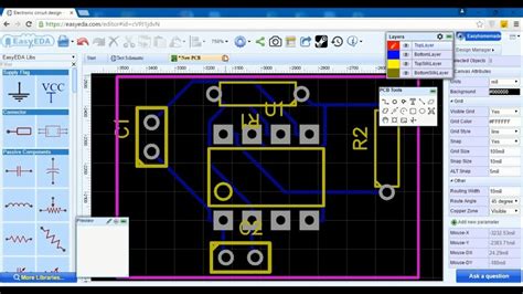 easyeda   schematic pcb design software     pcb youtube