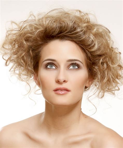 Dewi Image Casual Updo Medium Curly Hairstyles