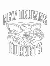 Hornets Nba Orleans Coloring Logo Pages Drawing Sport Printable Online Supercoloring Getdrawings Super sketch template