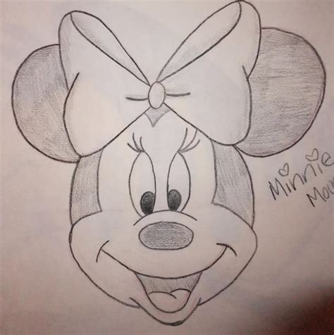 minnie mouse drawing  chloesmith  deviantart