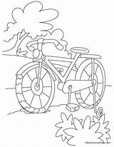 Coloring Bike Bicycle Pages Kids Safety Mountain Colouring Printable Length Color دراجه Clipart Crafts Board Craft Adult School Outline Kid sketch template