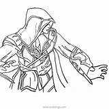 Creed Ezio Lineage Xcolorings Evie sketch template