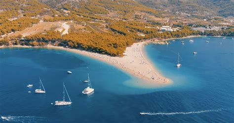 stunning video shows  dalmatias largest island brac   air croatia week