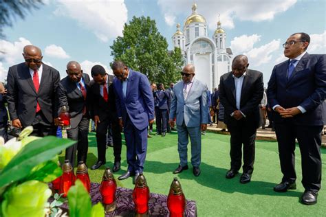 african leaders visit kyiv push for peace between ukraine and russia