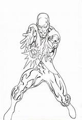 Iceman Coloring sketch template